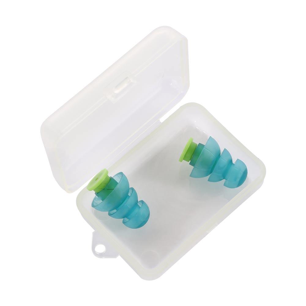 Motorcycles Soundproof Reusable Hearing Protection Noise Cancelling Silicone Ear Plugs