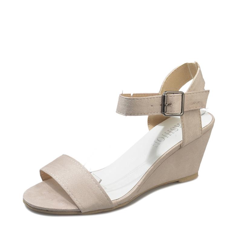 Women s Plus Size Buckle Wedge Sandals - Summer 2021 Collection 35