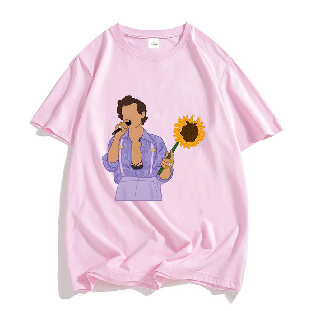 Harry Styles Harrys House Love on Tour T Shirt Men Print 100 Cotton Shirts Summer Casual Loose Crew Neck Tshirt Short Sleeve