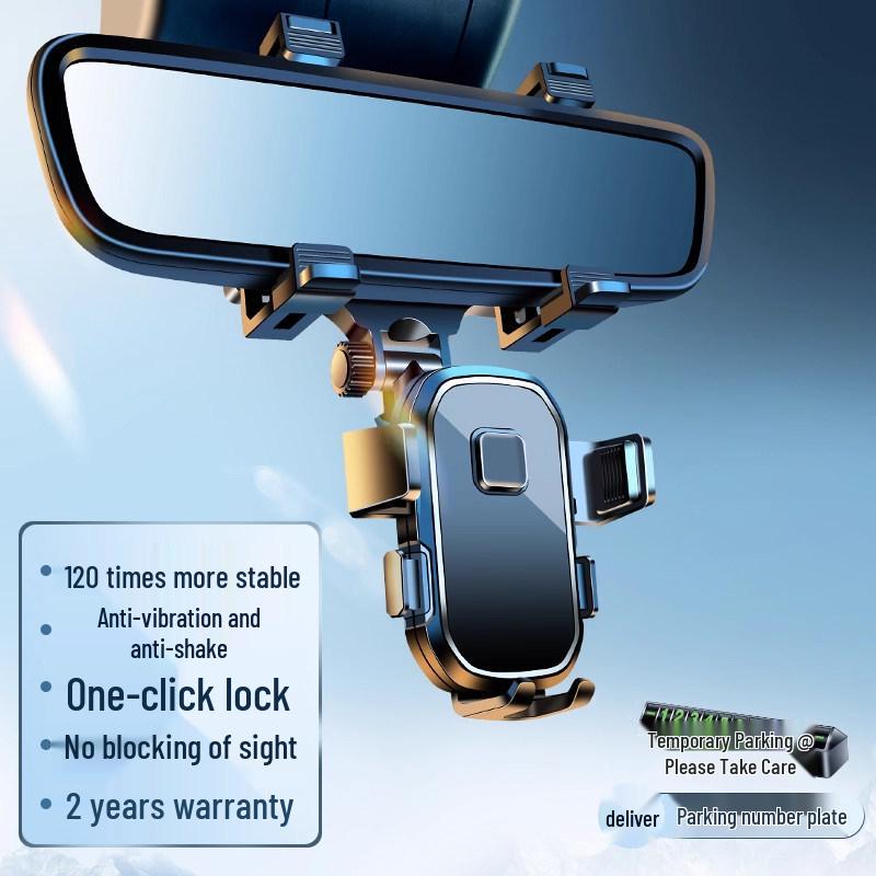 2025 AR Navigation Phone Mount & Rearview Mirror Recorder Clip