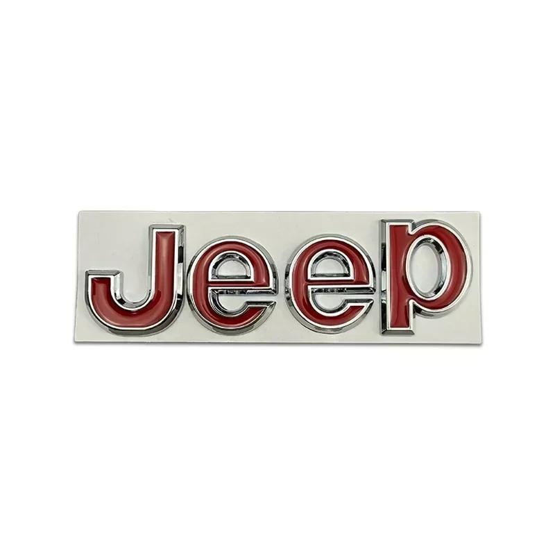 For Jeep Metal Car Styling Hood Trunk Badge Mark for JEEP Wrangler Grand Cherokee Compass Renegade Patriot Rubicon Liberty J
