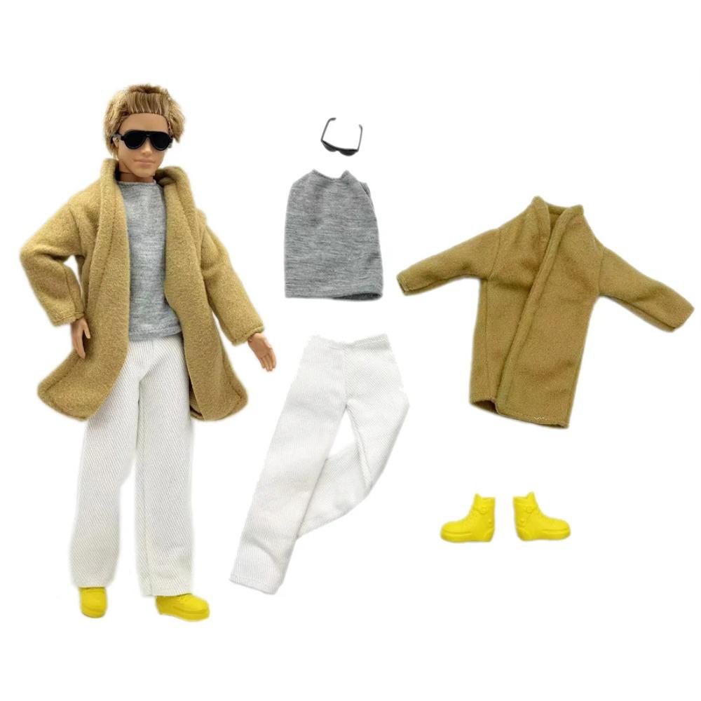 1 Set Ken Doek Handgemaakt Mooie Poppenaccessoires Casual Kleding Pak voor 30cm 12inch Ken Pop Pak Kinderen Cadeau