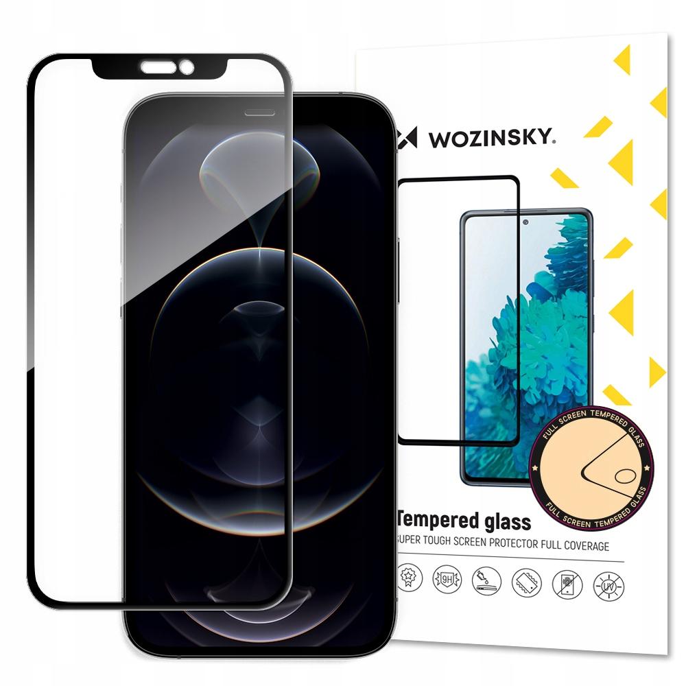 Wozinsky Super Wytrzymałe Szkło Hartowane Full Glue Na Cały Ekran Z Ramką Case Friendly Iphone 13 Mini Czarny