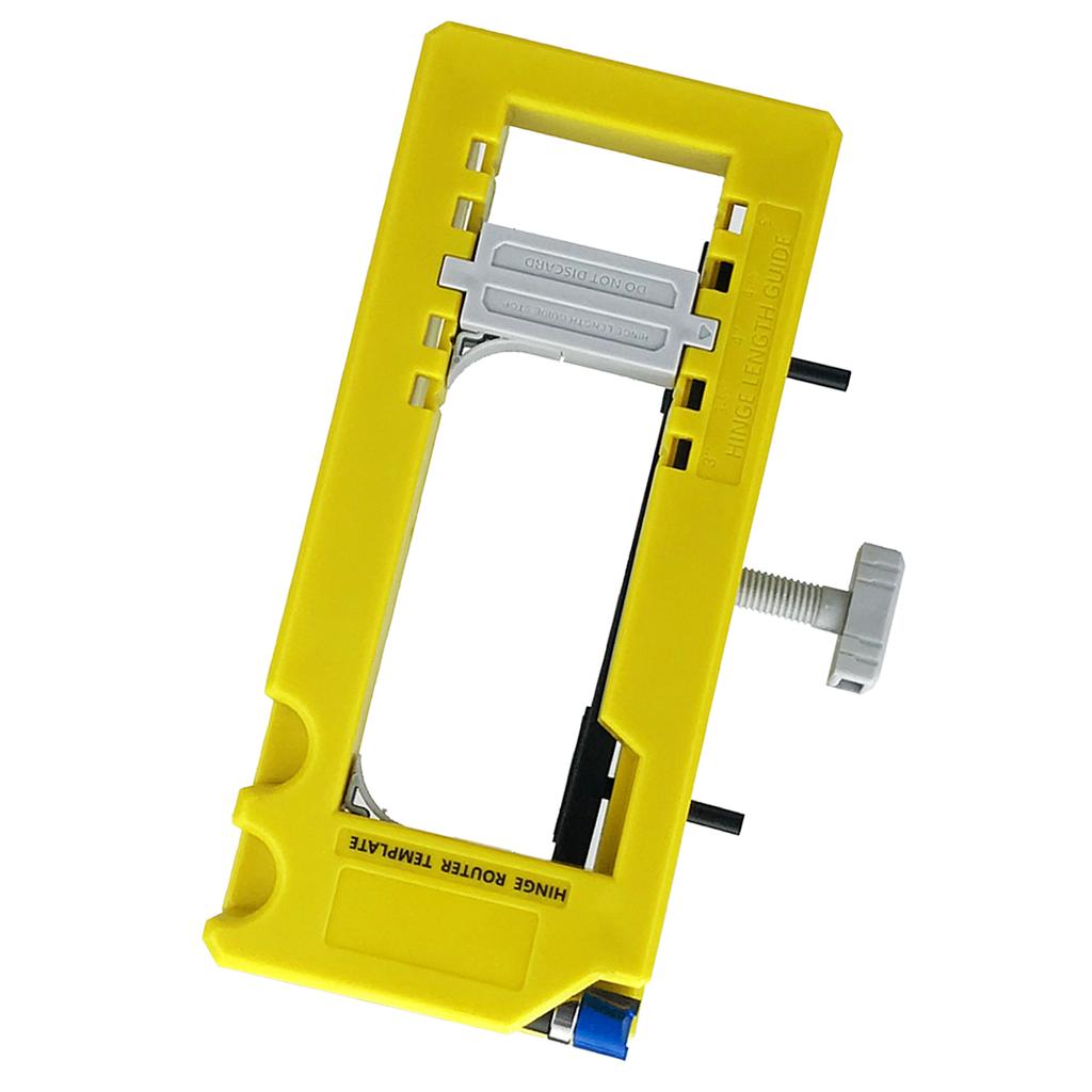 Szablon do frezowania zawiasów drzwiowych Plastikowy Długość 3‑5 cali Promień 1/4‑5/8 cala Szablon do frezarki do zawiasów do obróbki drewna