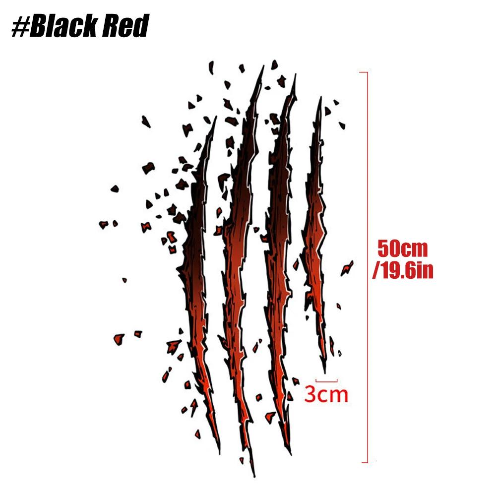1Pc Car Decals Monster Claw Scratch Marks Auto Headlight Bumper Sticker Water-Repellent Automobile Motorcycle Vinyl Decal