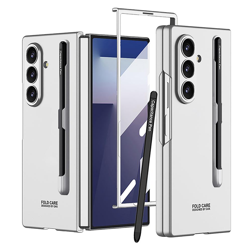 GKK For Samsung Galaxy Z Fold7 5G Case with Stylus PC+Tempered Glass Slim Phone Back Cover
