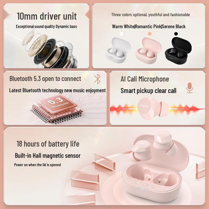 Philips TAT1209 True Wireless Sports Earbuds