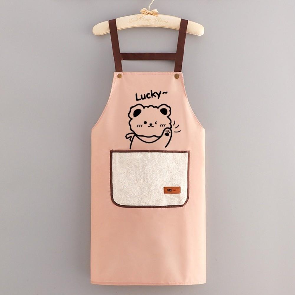 Oil Resistant Cooking Apron Waterproof Household Apron Fashion Work Clothes  Restaurant