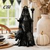 Posąg bogini świata podziemnego Hekate greckiej z magicznymi psami, Kultura o tematyce fantasy Prezent dla kolekcjonerów Rzeźba z żywicy, Figurka mitologiczna
