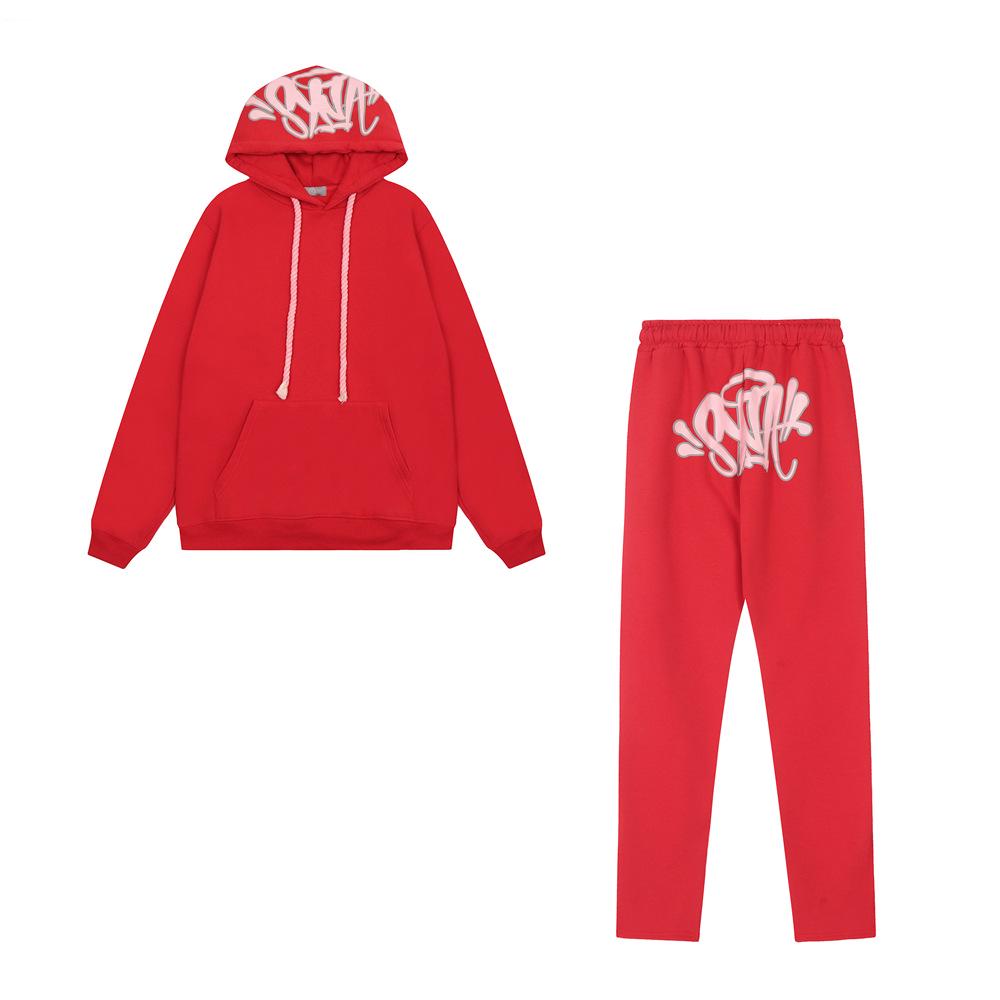Synaworld 3D-Schaumdruck Unisex Fleece-Hoodie & Jogginghosen Set