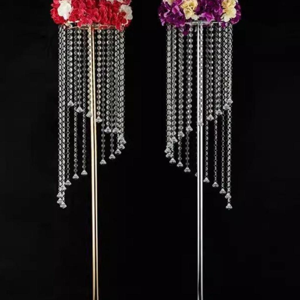 Acrylperlenvorhang Blumenständer & Kerzenständer Deko für Hochzeiten & Partys