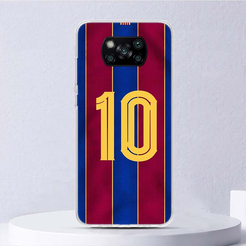 

Мягкий чехол с футбольным номером 7 10 30 для Xiaomi Poco X3 NFC X4 M4 Pro M3 M2, чехол для телефона F3 F2 F1 Mi Note 10 Lite A3 A2 A1 Funda Coq Xiaomi Mi A3