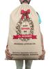 Printtoo 2 Pcs Santa Gift Sack For Kids Presents Xmas Bag Christmas Sack Personalized Bags Large 27x20 Inch