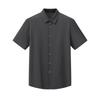 EMZ Men's Casual Business Stretch Short-Sleeve Shirt
