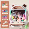 Diy Automatic Doll Machine Kids Coin Operated Play Game Mini Claw Catch Toy Crane Machines Music Doll For Christmas Gifts