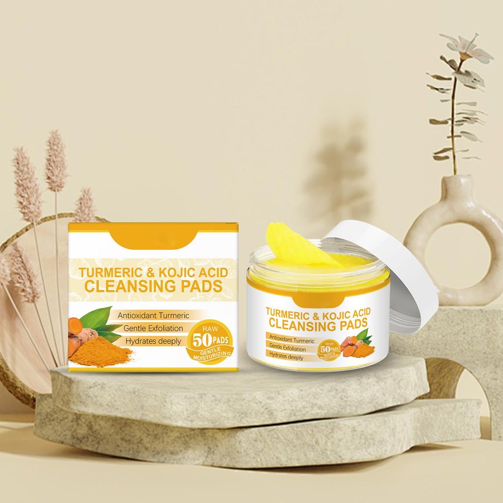 Cleansing Pads. Kojic Cleansing Pads Helps Balance Skin Oil And Water Hydrating Remove Excess Keratin From The Body'S Skin.50PC/30ml.