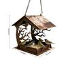 Bird Feeders For Outside Rainproof Large Capacity Feeding Dispenser Hangable Bird Feeder For Patio Lawn Backyard Balcony