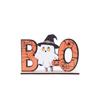 Halloween Wooden Tabletop Decoration Ghost Pumpkin Boo Letter Stand Up Sign Creative Home Party Decor Ornament