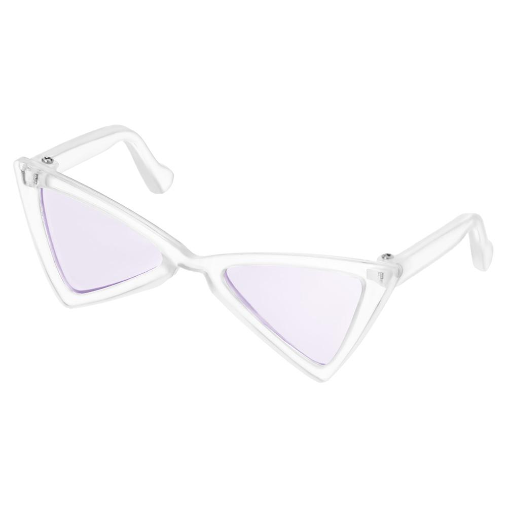 Pet Products Lovely Vintage Triangle Cat Sunglasses Reflection Eye wear glasses For Small Dog Cat Pet Photos Props Accessories