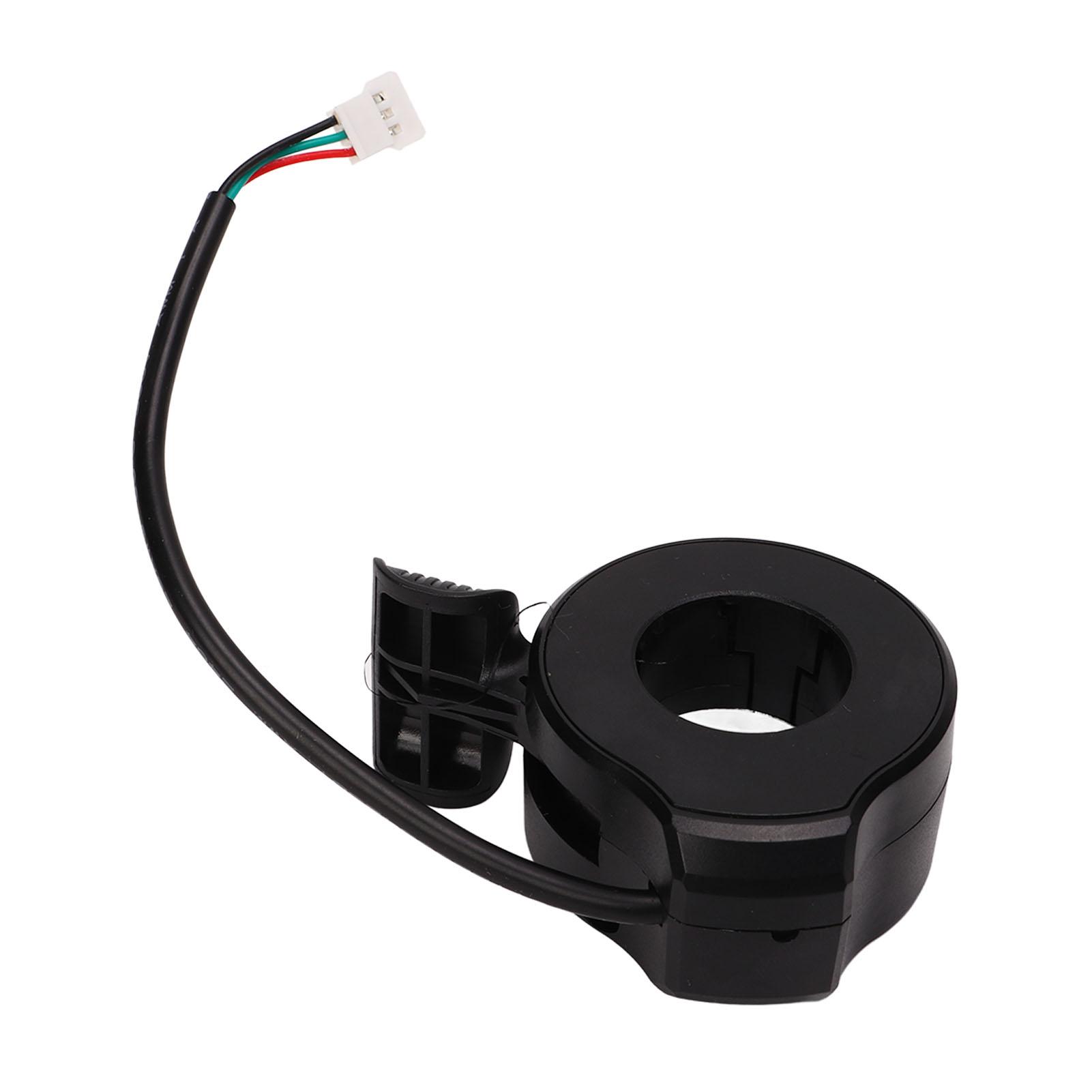 Пальцевая ручка газа Профессиональная замена Ручка газа-акселератор для большинства электросамокатов Черный