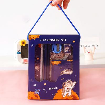 6ks kreativní dětské psací potřeby Kreslené ořezávátko na tužky guma na poznámky pravítko tužka Kawaii školní potřeby dárky