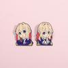 Adorable Girls Anime Inspired Alloy Badge Brooch For Fashion Jackets And Coats