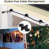 20 Pack Magnetic Cable Tie Mounts with Zip Ties Heavy Duty Wire Holders for Metal Surfaces Reusable Plastic Clips for Electrical Cord Organization in