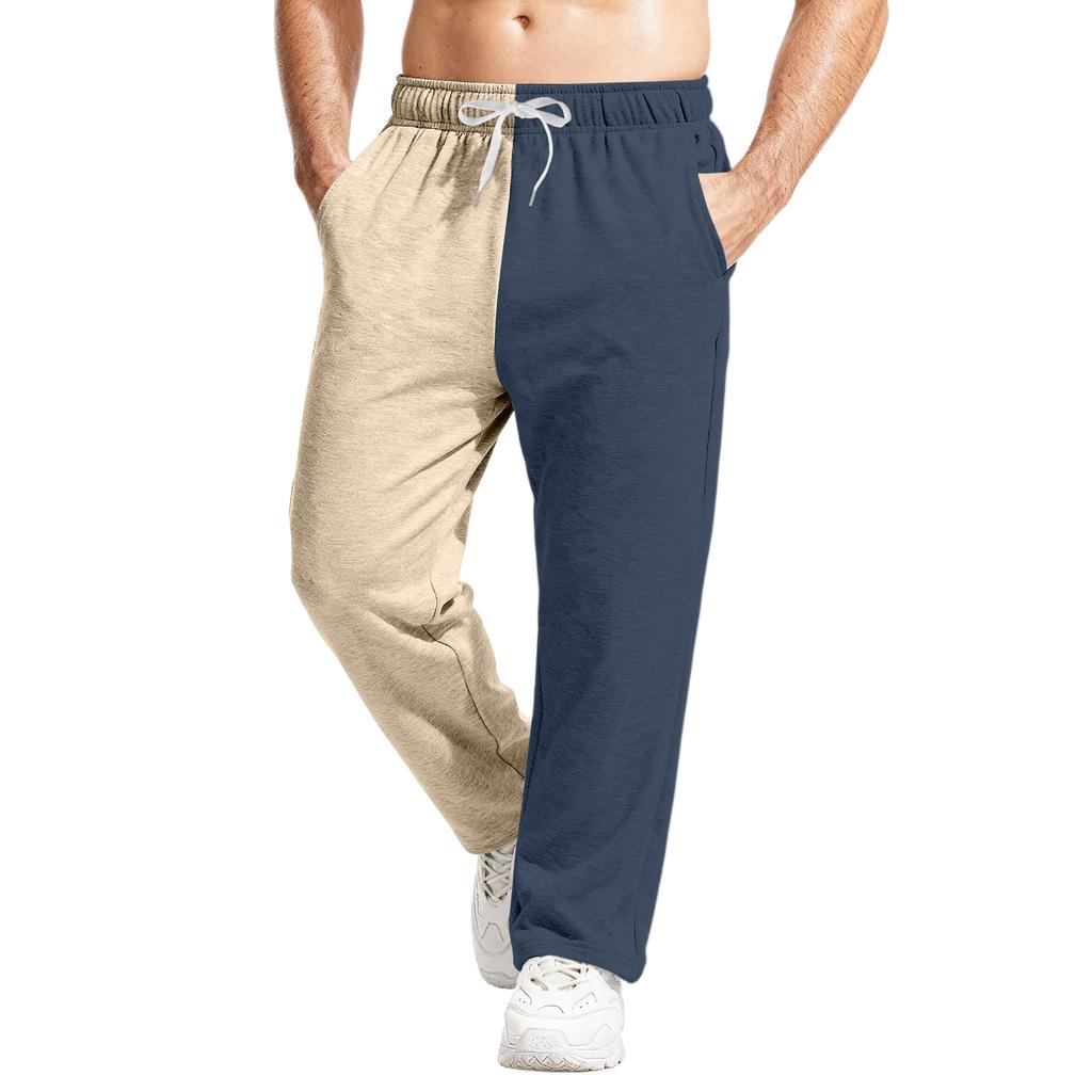 Men's Relaxed-Fit Casual Sweatpants With Stretch Waistband And Drawstring Yoga Pants