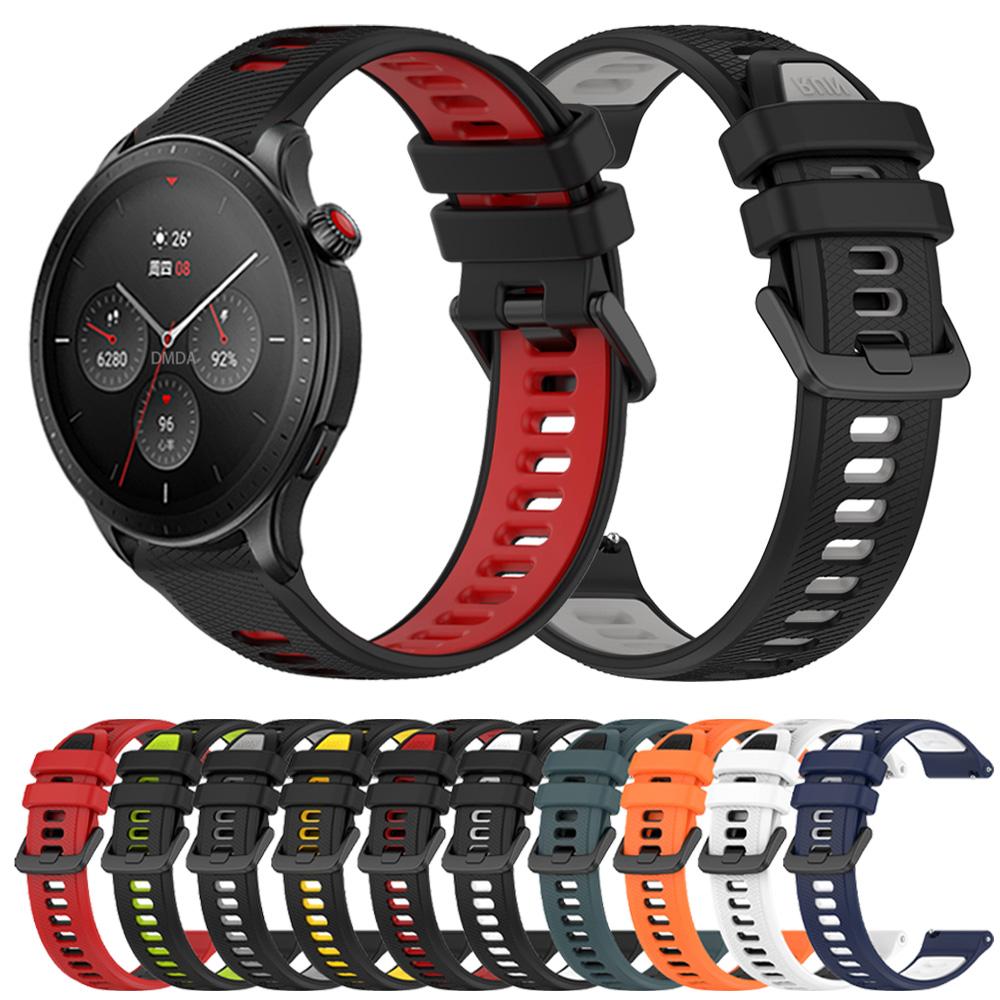 22mm 20mm Strap For Huami Amazfit GTR 4/GTR 3 Pro 2 2e 47mm 42mm Band Amazfit BIP 5 GTS 4 3 Replacement Accessorie Soft Bracelet