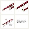 Set of 2 Kimono Hangers, Dark Red, Standard and Regular Sizes, with Obi Hanger, Extendable, Foldable, Fits Kimono and Accessories, Made In Japan, Suit