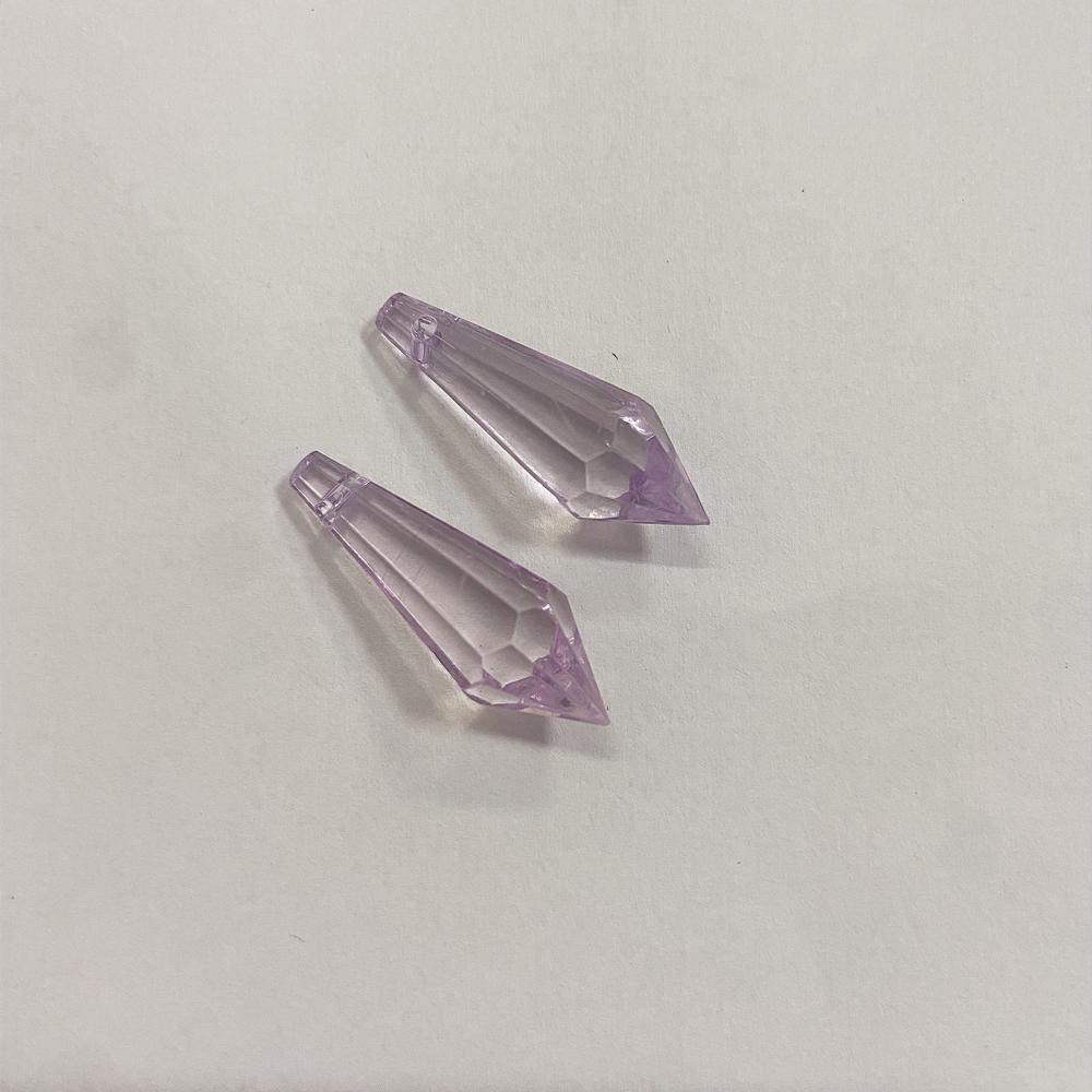 Fashion DIY Colorful Stone 11*33mm 16*50mmJewelry Drop Tip Ice Beads Hanging Beads Acrylic Stone Pendant for Prom Dress