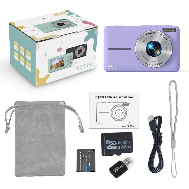 HD Digital Mini Camera: Student, Party & Selfie Beauty Camera for Kids