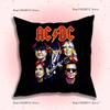 Federe Cuscino Banda Rock A-ACDC Cantante Cool Cartone Animato Divano Decorativo Casa Stampa Double-sided Corto Peluche Carino Federa Cuscino