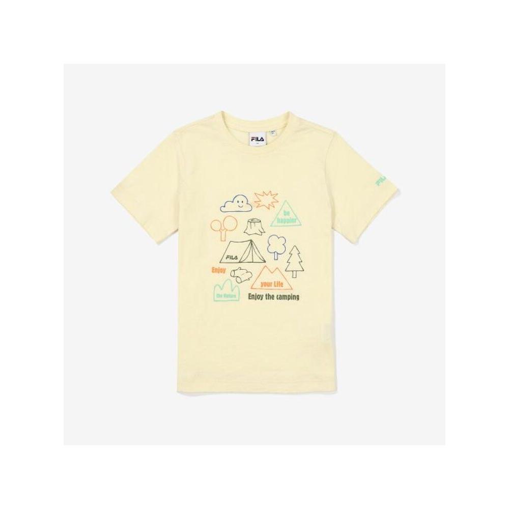 

[fila Kids] Футболка с рисунком эмодзи для кемпинга Fk2rsf2204x Vaa q0zFk2rsf2204xVaa vanilla/165