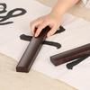 Ebony Redwood Carved Paperweight Set for Calligraphy Books