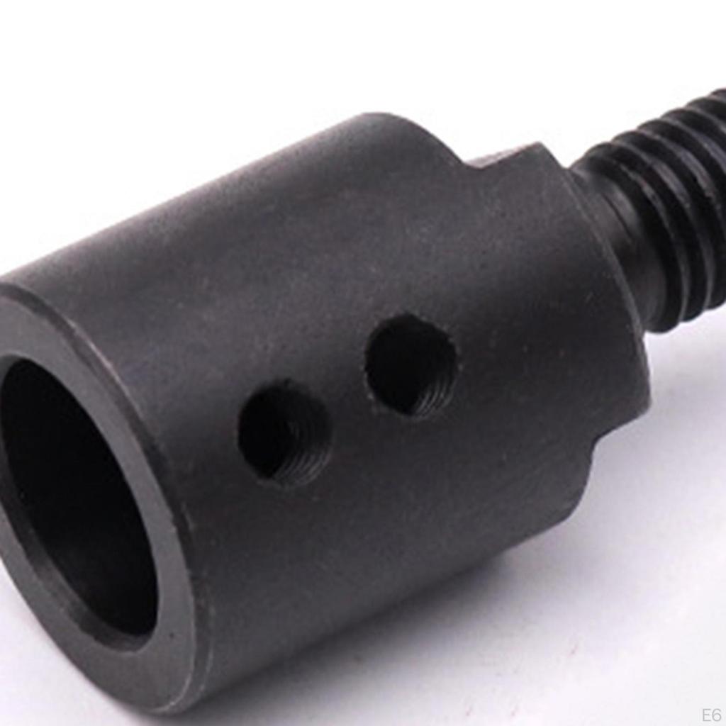 5 Set Angle Grinder Motor Shaft Connector M10 Thread Converter Alloy Steel for Saw Blade with L