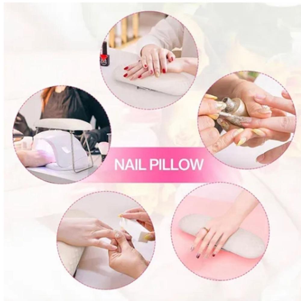 Non-Slip Cushion Manicure Pillow Foldable Holder Nail Art Accessories  For Nail Salon