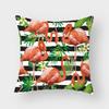 Luxuriöse Heimdeko Kissenbezug Tropischer Flamingo Kissenbezug Wohnzimmer Sofa Kissenbezug