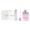 Perfume Flower Sweetheart + Enchanting Lip Gloss Makeup Set Gift Box Gift Bag Edition Eau De Toilette EDT Floral Fragrance 001 Pink+50ml