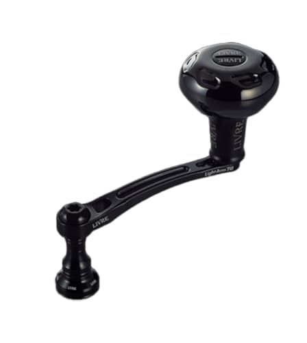 LIVRE 11750 LightArm 70 B Series with EP41B Knob for Shimano S2, All Black, LA70-KB41S2