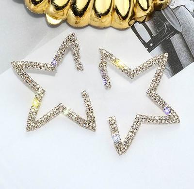 Personality Big Star Earrings For Women  Fashion Jewelry Statement Korean Earrings