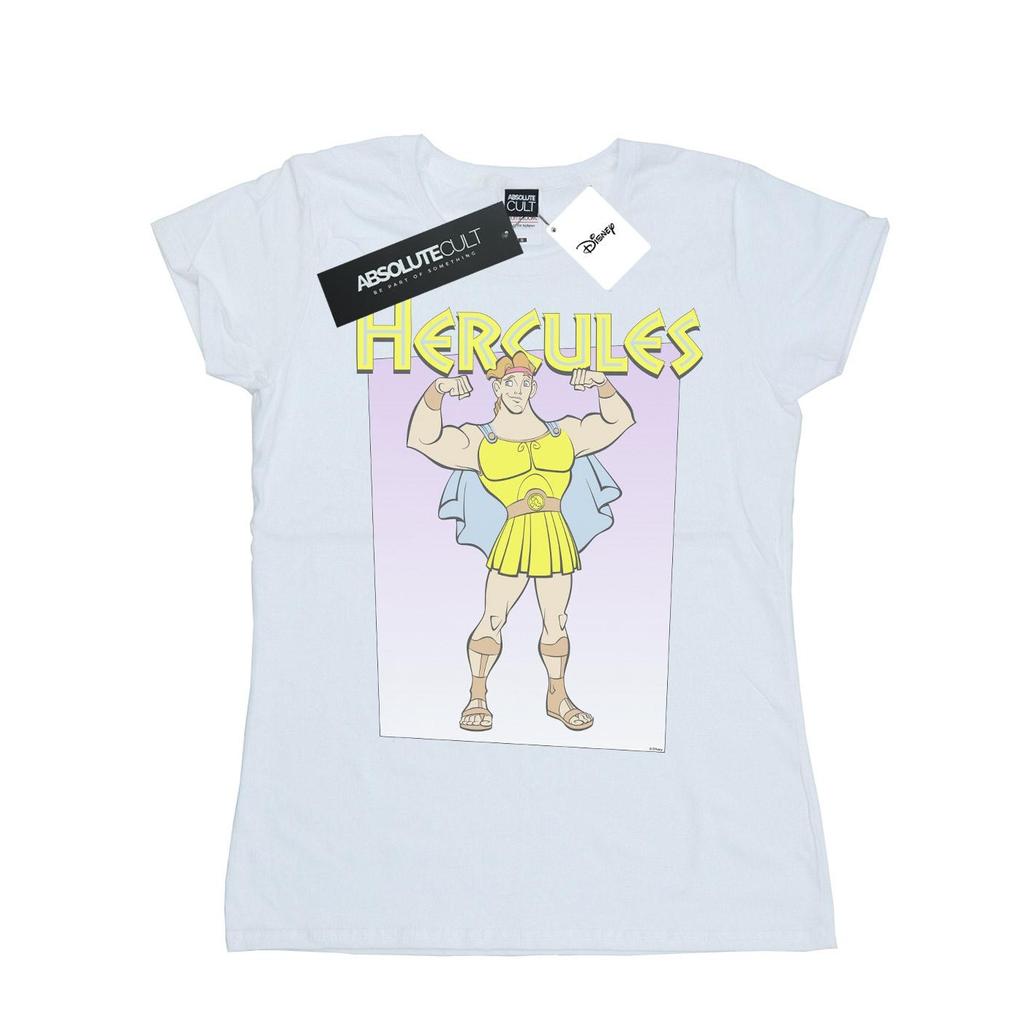 Disney Womens/Ladies Hercules Muscles Cotton T-Shirt