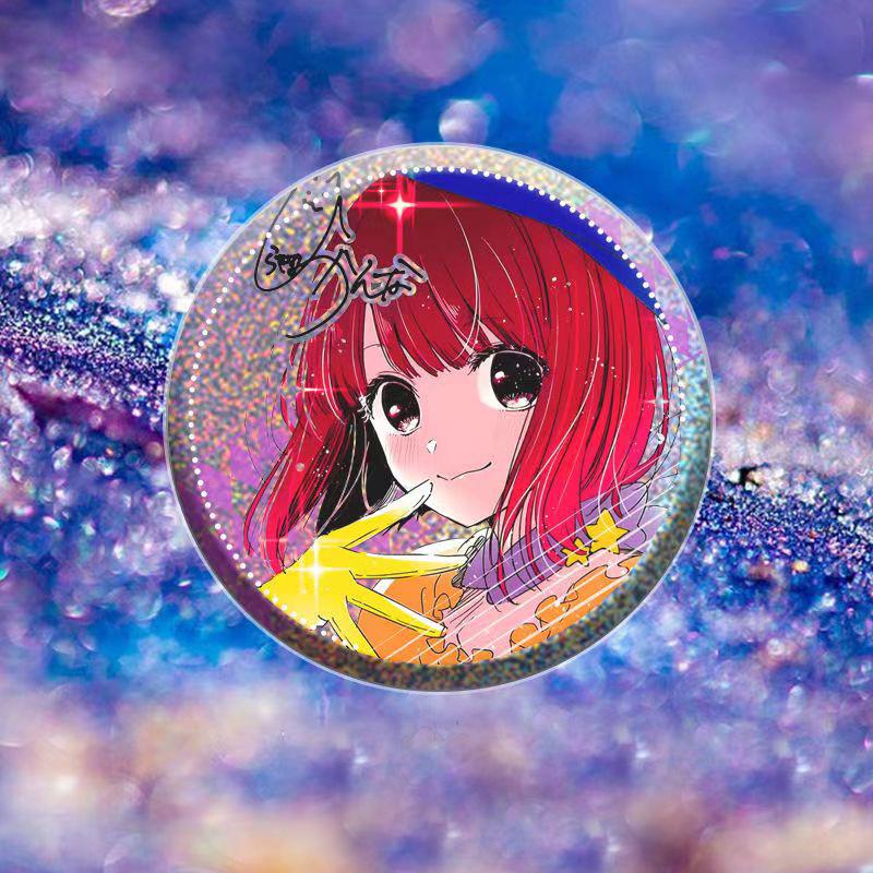 

ОШИ НО КО брошь(75мм), аниме-брошь, украшение коллекции.