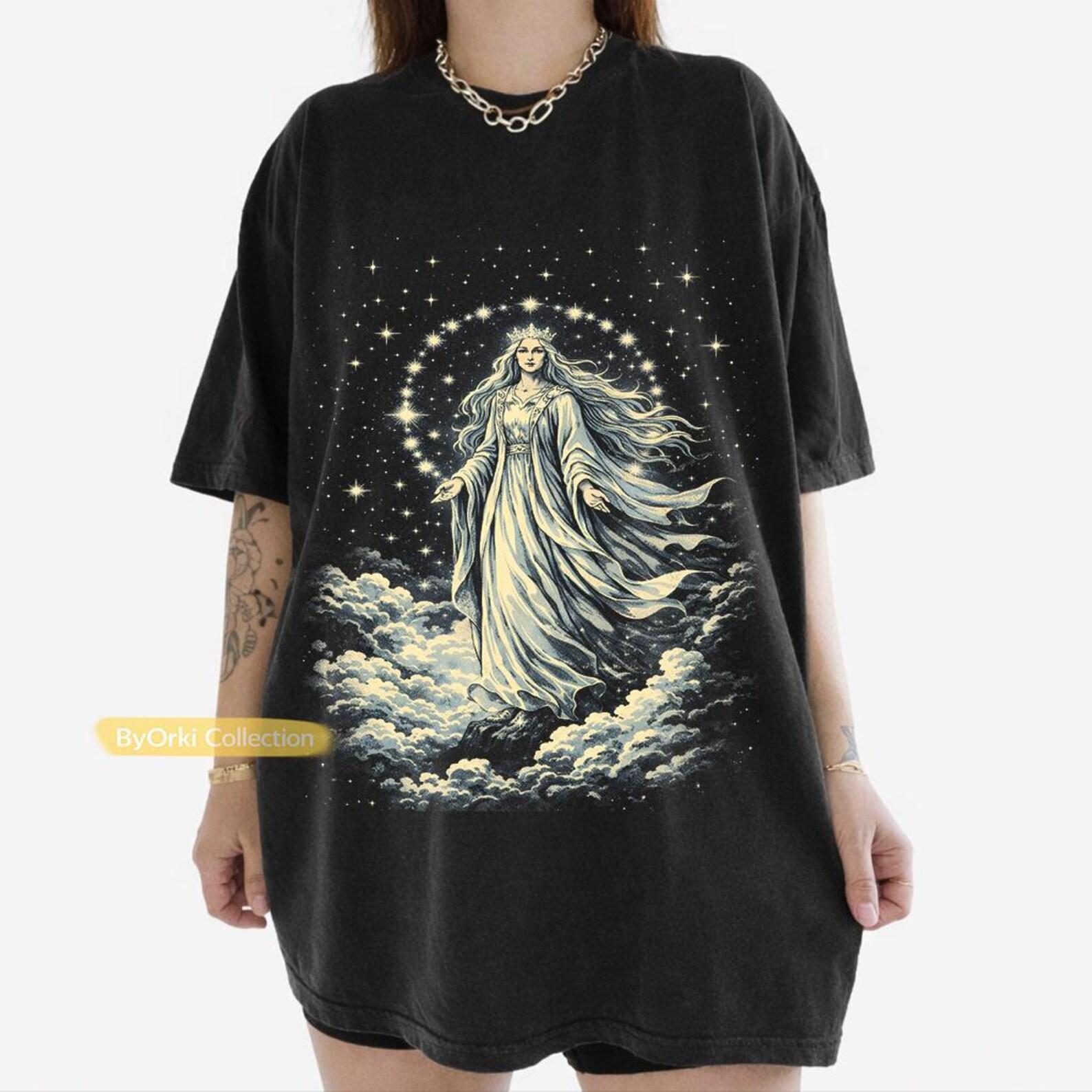 Varda Silmarillion T shirt, Tolkien Inspired LOTR Shirt, Queen of the Stars Tee, Gift For Women and Men Unisex T shirt L