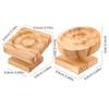 Elegant Jewelry Presentation Stand Bracelet Display Stand Wood Bangle Storage Holder for Artisans and Collectors