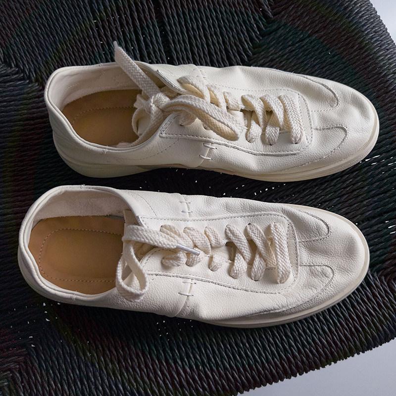 Summer Versatile Commuting Breathable Trendy Flat-Bottomed Popular Male Student Version Shoes Men'S Board Shoes White Shoes Casual Shoes