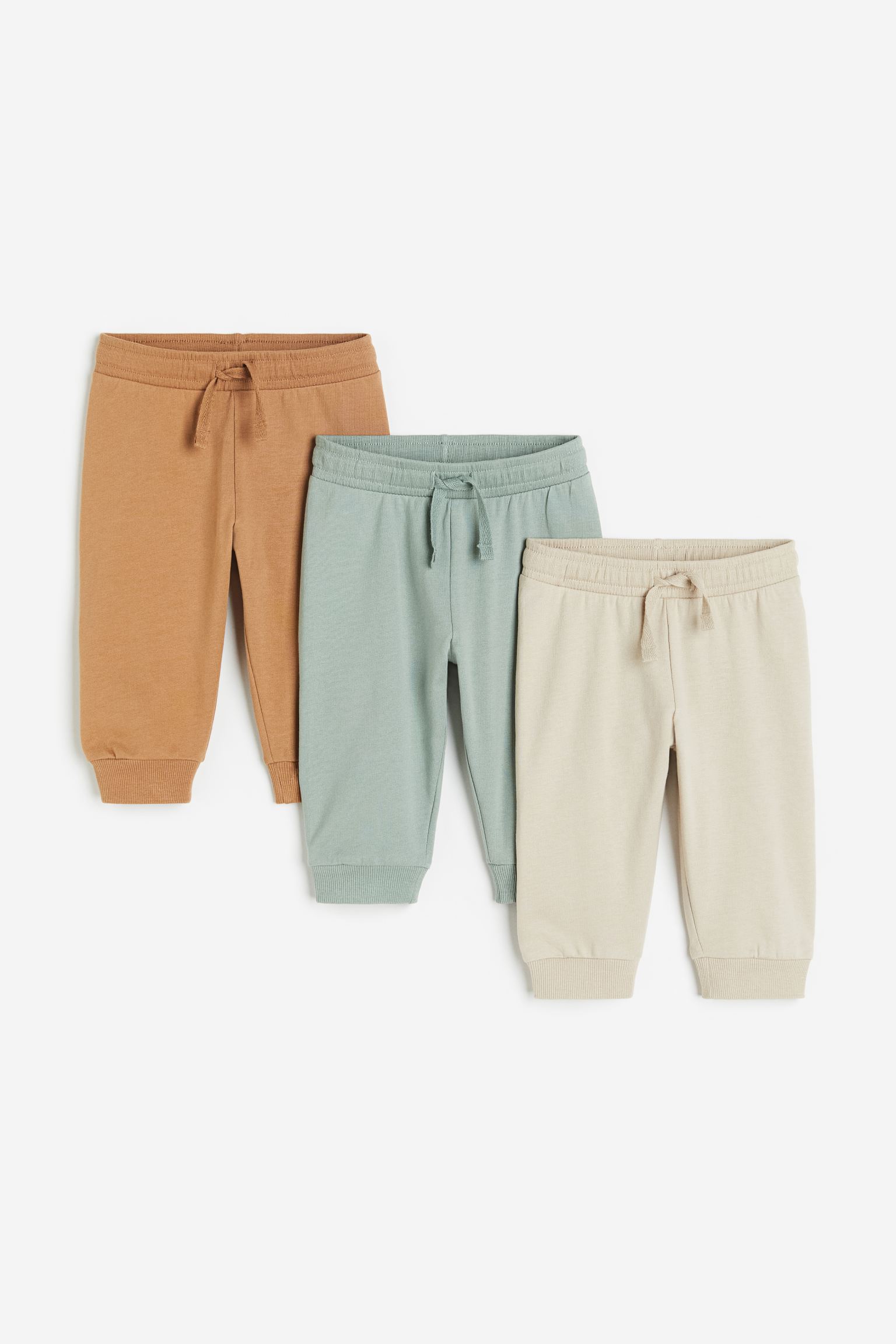 

3-pack cotton joggers