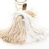 100pcs 7.68inch Polyester Sling Black/White/Beige Jewelry Clothing Universal Retail Price Tag Gift Card Lanyard YMY