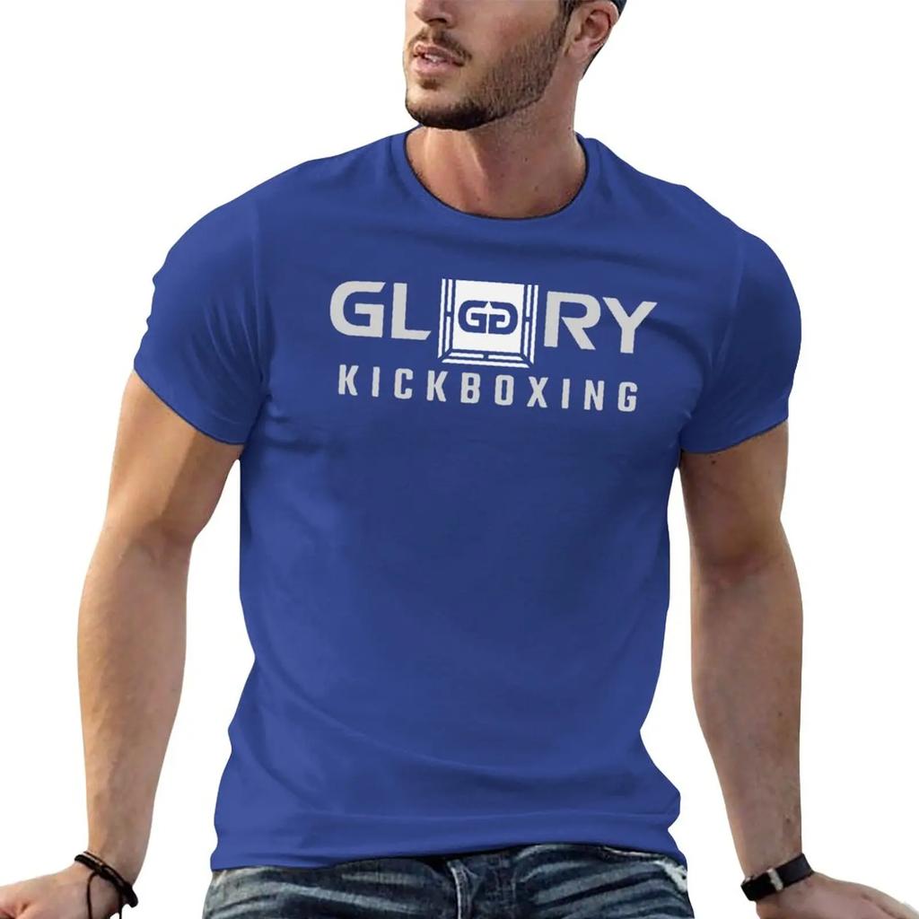 Nueva Camiseta de Kickboxing Glory Manga Corta Camiseta de Anime camisetas para hombre casual elegante Moda de Verano Llegada Algodón Manga Corta