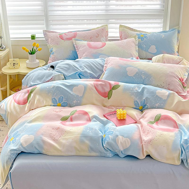 2025 Spring Sanded Quilt Cover – Single Purchase, Home & Dormitory Double Quilt Cover